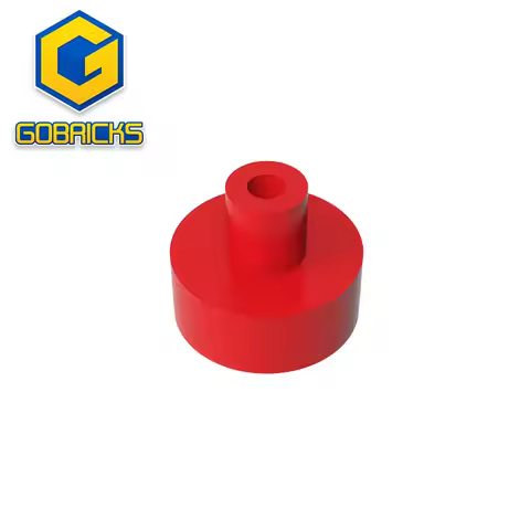 Assembles Gobricks GDS-1291 Tile, Round 1 x 1 with Bar and Pin Holder compatible with lego 20482 315