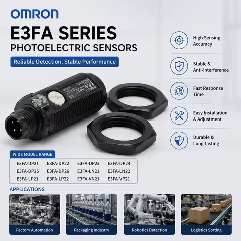 OMRON E3FA-DP21 E3FA-DP22 E3FA-DP23 E3FA-DP24 E3FA-DP25 E3FA-DP26 E3FA-LN21 E3FA-LN22 E3FA-LP21 E3FA