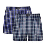 Byford 2pcs Men Woven Boxer Shorts Cotton Blend BMX238104