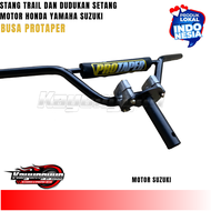 Paketan Stang Motor Stang Trail Protaper Costum Untuk Motor Bebek Motor Matic Honda Yamaha Suzuki
