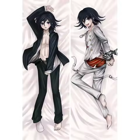 Anime Danganronpa Dakimakura Ouma Kokichi Cos Hugging Body Naegi Makoto Pillow Case Home Bedding Nan