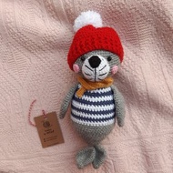 Seal toy Hand crochet Seal toy Stuffed toys Animals toys Plush toys Sea toys
