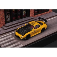 1/64 Master Mazda Rx7 RE Amemiya Yellow