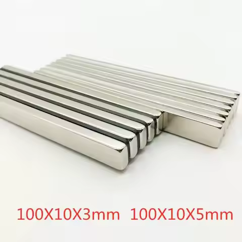 100x10x3/5mm Super Strong Magnetic Magnets Length 100mm Permanent Neodymium Magnet 100x10x3/5 Longer