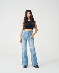 Niyom Jeans collection The Forest : รุ่น BJ021 กางเกงยีนส์ผู้หญิงขาม้า