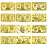 Cross-Border Statue of Liberty Million Dollars Gold Bar Metal Gold-Plated Commemorative Coin Collect