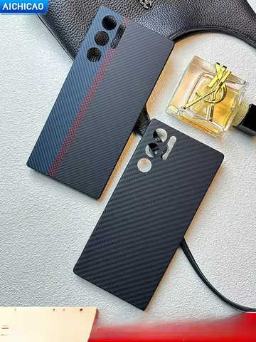 ACC-Real Carbon Fiber Case For Nubia Red Magic 9 Pro Luxury Aramid Fiber Cover For Nubia Red Magic 9