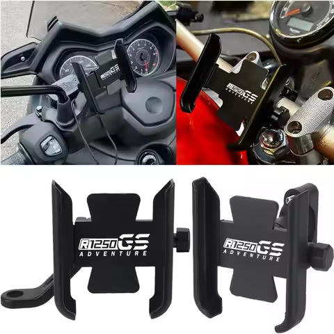 Motorcycle Handlebar Mobile Phone Holder GPS Stand Bracket For BMW R1250GS ADVENTURE R1250 GS GS1250