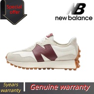 （Counter Genuine）รองเท้าผ้าใบผู้หญิง New Balance 327 NB Men's and Women's รองเท้าวิ่ง รองเท้าผ้าใบกีฬา WS327KA