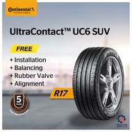 [Continental Official] Ultra Contact UC6 SUV R17 235/65 225/65 225/60 215/60 235/55 (with installation)