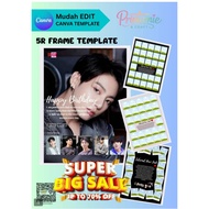 TEMPLATE 5R FRAME FREE EDIT CANVA