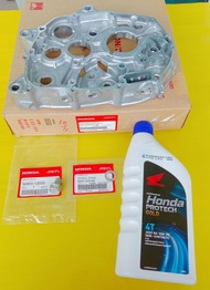 เรือนเครื่องยนต์ด้านขวา+น๊อต+แหวนรอง+น้ำมันเครื่อง0.8Lแท้HONDA  Wave110i ปี2010-2020 Dream 110i Supe