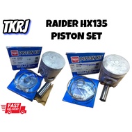 TKRJ PISTON SET HX135 PISTON SET RING PISTON ELITE MOSKITO VS150 PISTON 57MM 0.50MM #VS150#ELITE#MOS