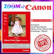 CANON GP-501 4R SIZE 4X6 GLOSSY PHOTO PAPER (30 SHEETS) PAPER