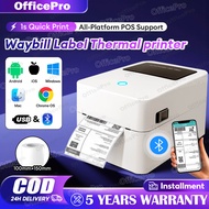 Thermal Printer Bluetooth Waybill Printer A6 label printer USB IOS Android AWB Printing