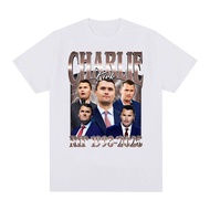 Comical Charlie Kirk RIP 1993-2025 Political Commemorative Retro Graphic Fashion Harajuku Kawaii T-s