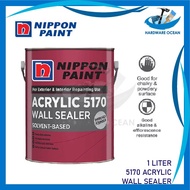 1L Nippon Paint Acrylic 5170 Wall Sealer Solvent-Based Sealer Minyak Based Sealer Dinding