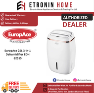 EuropAce 25L 3-in-1 Dehumidifier EDH 6251S