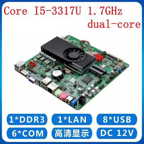 Intel Core i5-3317U Higher performance mini itx motherboars industrial embedded motherboard with LVD