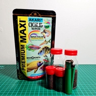 Cichlid Fish Pellet CHANNA AKARI PREMIUM MAXI 1mm ORIGINAL