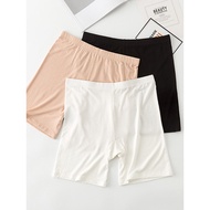 safety shorts women Modal Safety Pants Women's Anti-walking No-hem Summer Thin Leggings Large Size S