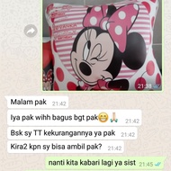 souvenir ultah bantal Mini miki(kemas)