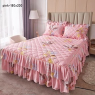 JJT [Miễn Phí Vận Chuyển]Ga trải giường ga trải giường + 2 vỏ gối ga trải giường kích thước 6 feet x