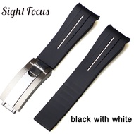 20มิลลิเมตรโค้ง End นาฬิกาวงสำหรับ Rolex สายนาฬิกา Submariner GMT เรือยอชท์โท Explorer Watch Bands ส