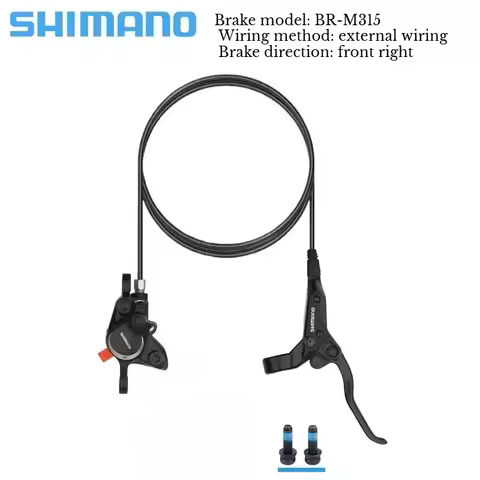 SHIMANO M315 Hydraulic Disc Brake Mountain Bike Oil Brake Compatible with M355 / MT200