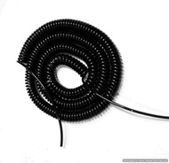 สายเคเบิล คอยล์สปริง Spiral Spring Cable ขนาด 2core 0.5 Sqmm. ยืดออก 10ม.