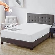 Home Linen Premium 220 GSM+ 78 X 72 Cotton Terry King Size Waterproof Mattress Protector | Elasticat