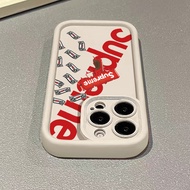 Popular Red English Pattern Phone Case Compatible for IPhone 16 15 Pro Max 13 Pro Anti Dirt Durable 