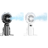 Handheld Misting Fan Powerful4 High Speeds Rechargeable Small Hand Held Fan Water Mist4000mAh Batter