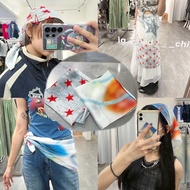 Galaxy Star Universe Pattern Slip Cloth Satin Square Scarf/7366