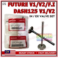 HONDA FUTURE V1 V2 F.I / DASH 125 V1 V2 - 100% Original HONDA IN EX Valve Set / Intake Valve / Exhau