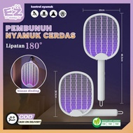 U003u003eEZ Folding Deformation 180° Hit Electric Mosquito Racket/4 in 1 Electric Mosquito Racket Us