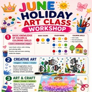 5-9 Years Old - June holiday Art Class Workshop Voucher