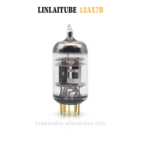 Linlai Tube UA-12AX7B Replaces Shuguang Golden Lion /12AX7/ECC83 Tube Original Matching for Preamp H
