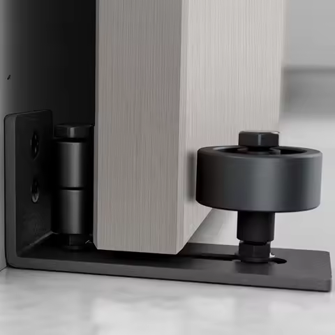 8 in 1 Adjustable Wheels Roller for Sliding Door, Floor Guide Rollers, Slide Rail Mechanism, Furnitu