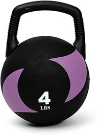 Medicine Ball Rubber Kettlebell Medicine Ball 2 In 1, Home Gym Cardio Training Equipment, Detachable