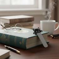 Mini Cat Bookmark - BM 011 - Not Easily Broken, Minimalist
