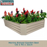 Bunnings #3321654 120 x 90 x 30cm Merino Raised Garden Bed + FREE Glove
