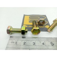 Bolt Nut M6 X 20 / 2cm Yellow Key 10 BMK M6x20 Bolt And Nut