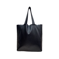 Agnes b. Tote Bag Purse PETER leather BLK PAH02Z-05 Direct from Japan Secondhand