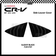 Honda CR-V CRV G4 2012 - 2016 Side Louver Cover Triangle Window Shark Fin Trim Garnish Accessories B