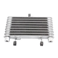Motorcycle Engine Oil Cooler 8 Row Cooling Radiator Universal Aluminum for 125CC-250CC Motorcycle Dirt Bike ATV