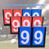 2/3/4 Digit Scoreboard Score Flipper Turn Points Board for Basketball Tennis [countless.my]