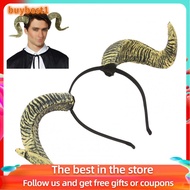 Buybest1 ZJchao Adjustable Sheep Horn Headband for Halloween Cosplay  Stage Shows Parties & Carnival