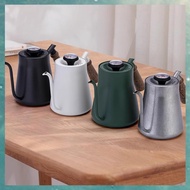 [uhktyltui.vn] Wooden Handle Hand Brewing Kettle Home Narrow Mouth Kettle Drip Coffee Hand Brewing K