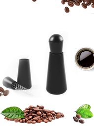 Leeseph เครื่องกวนกาแฟเครื่องบดกาแฟแบบเข็มอุปกรณ์เสริมสำหรับบาริสต้าขาตั้งพลาสติกขนาด0.4มม.